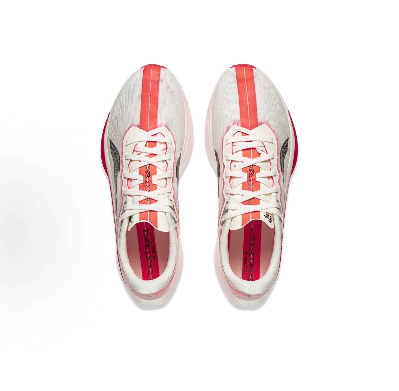 Li-Ning Feidian 6C ホワイト×レッド 上面ペア
