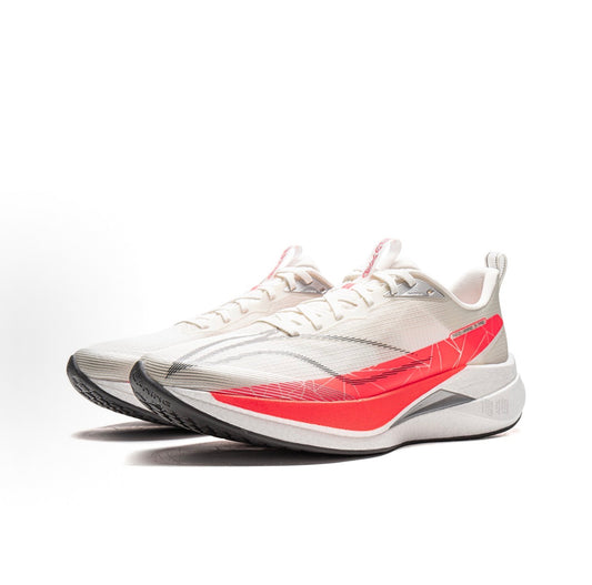  LI-NING RED HARE 9 PRO ホワイト レッド 斜め前方 ペア
