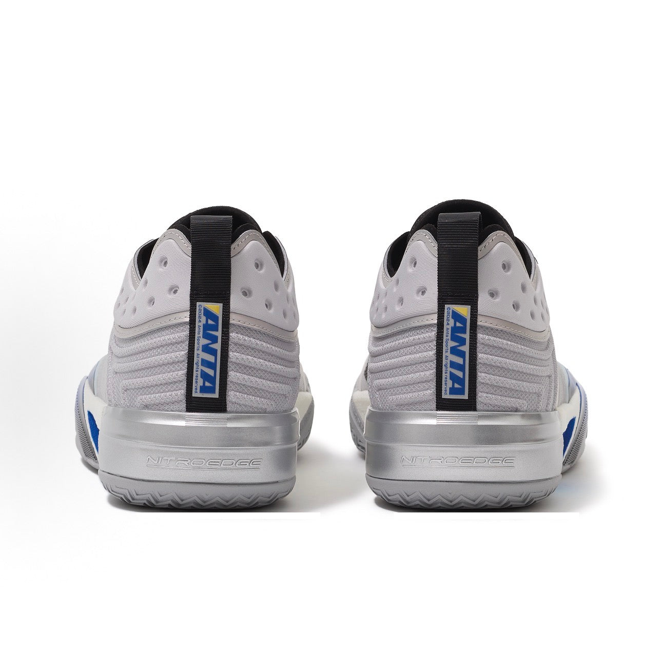 ANTA SNEAKERVERSE Eclosion Type 2 LT Gray Blue 背面ヒールペア