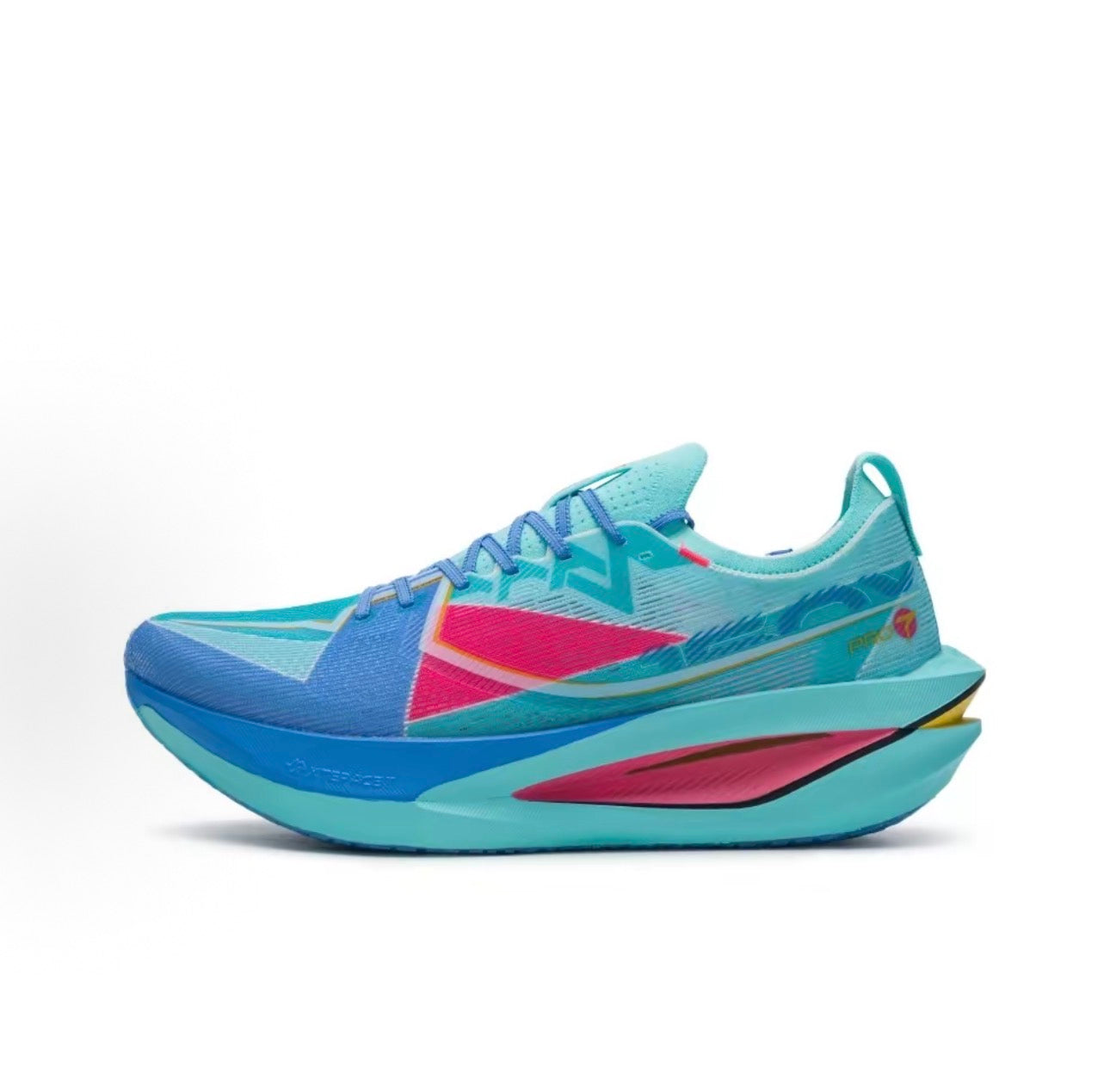 XTEP 160X 7.0 PRO Blue/Red 側面