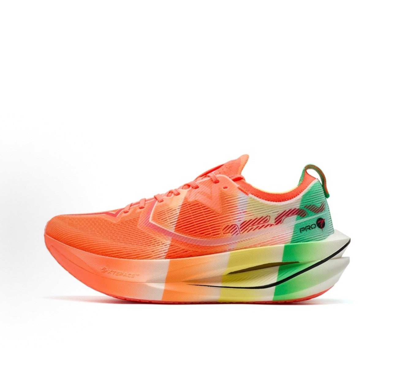 XTEP 160X 7.0 PRO Orange/Blue 側面