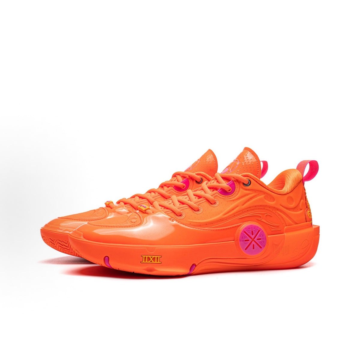 LI-NING Way of Wade 12 オレンジ 斜め前方