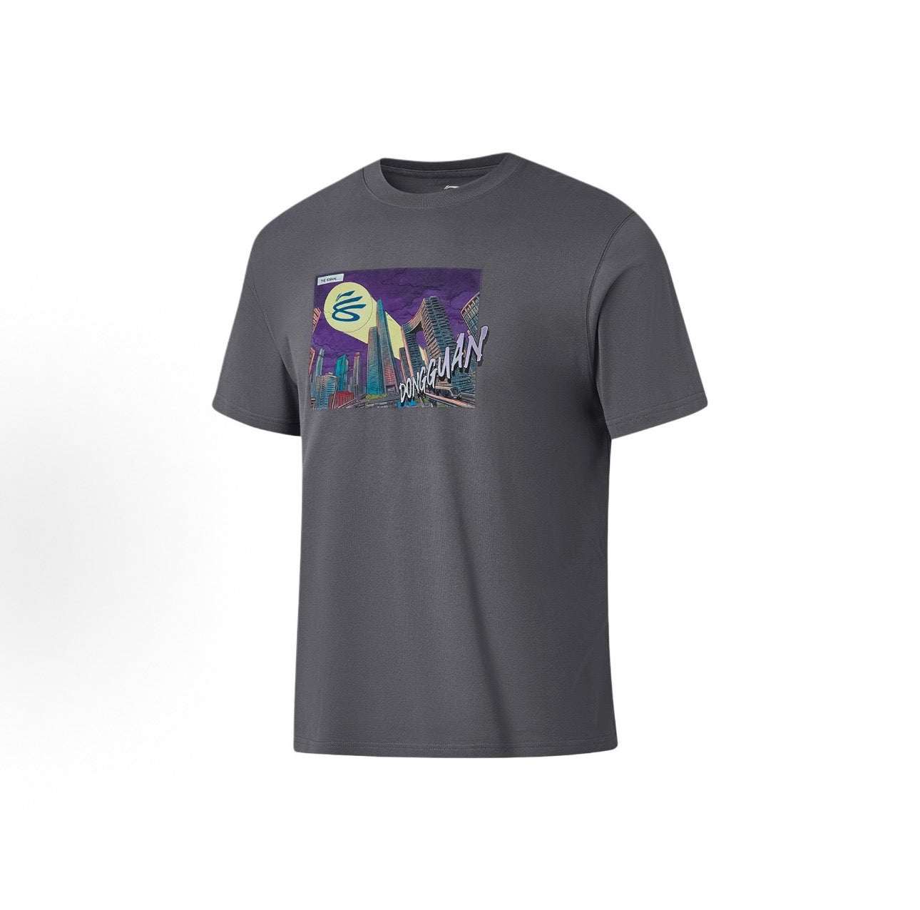 LI-NING カリー チャイナツアー Tシャツ DONGGUAN ブラック 前面