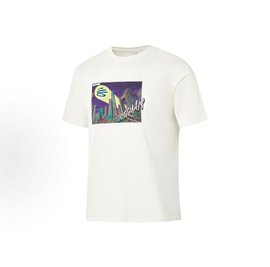 LI-NING カリー チャイナツアー Tシャツ DONGGUAN ホワイト 前面