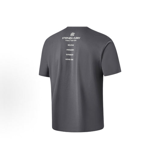 LI-NING カリー チャイナツアー Tシャツ BEIJING ブラック 背面