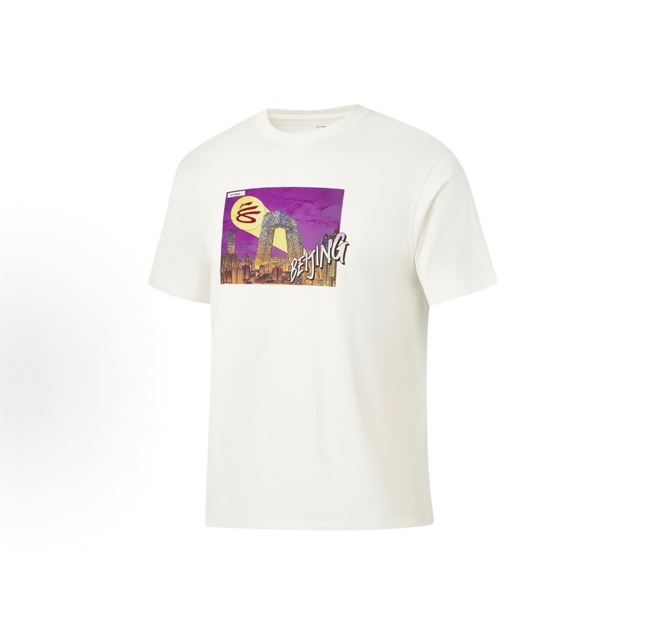LI-NING カリー チャイナツアー Tシャツ BEIJING ホワイト 前面