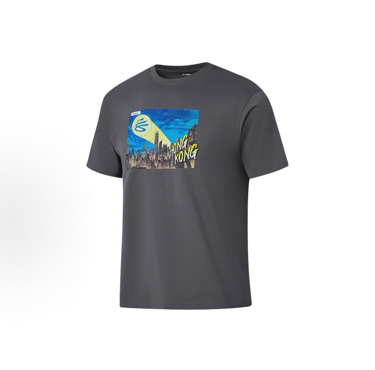 LI-NING カリー チャイナツアー Tシャツ HONGKONG ブラック 前面