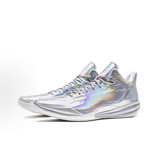 LI-NING LIREN 7 Chroma Silver 斜め前方片足