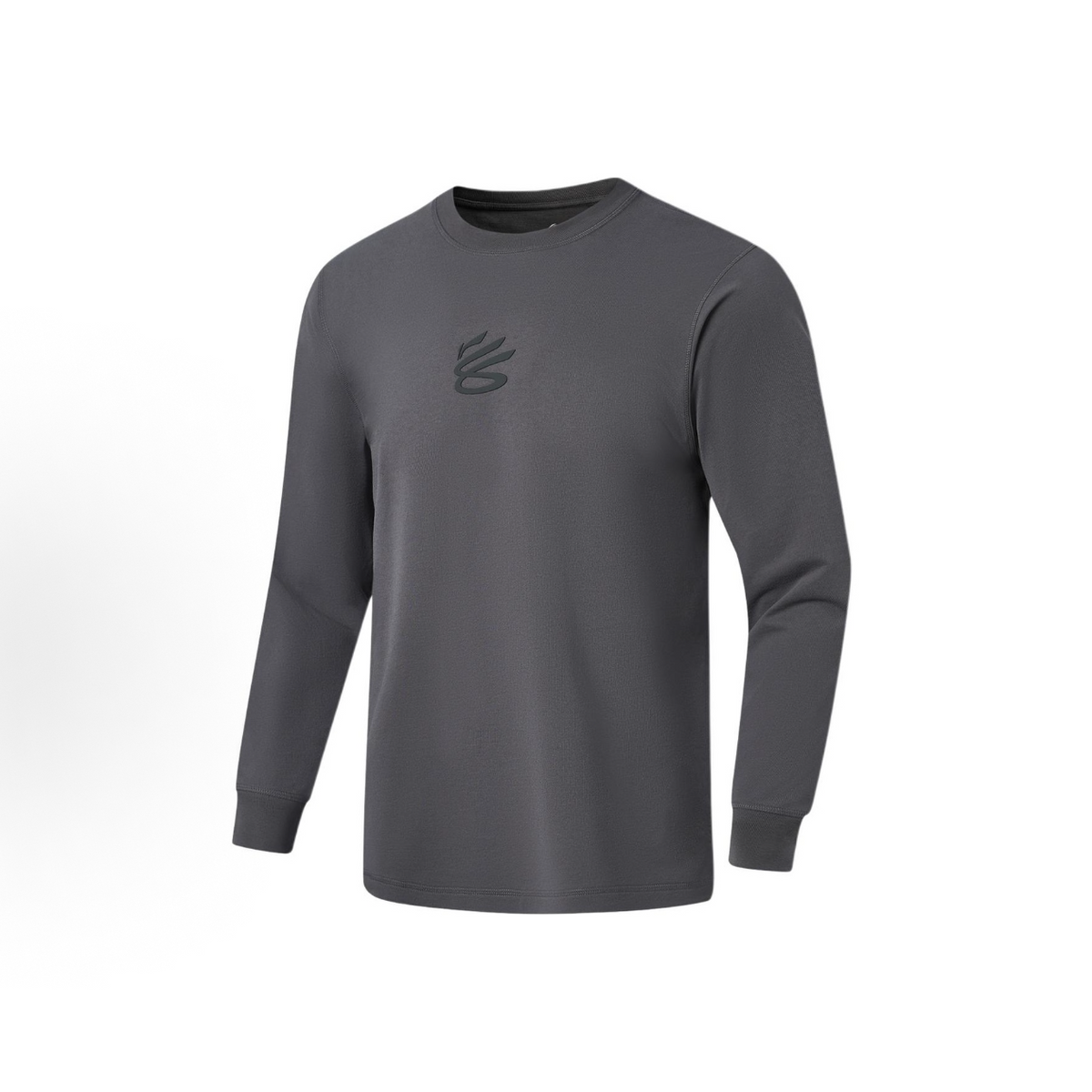 LI-NING Curry China Tour 長袖Tシャツ グレー 正面