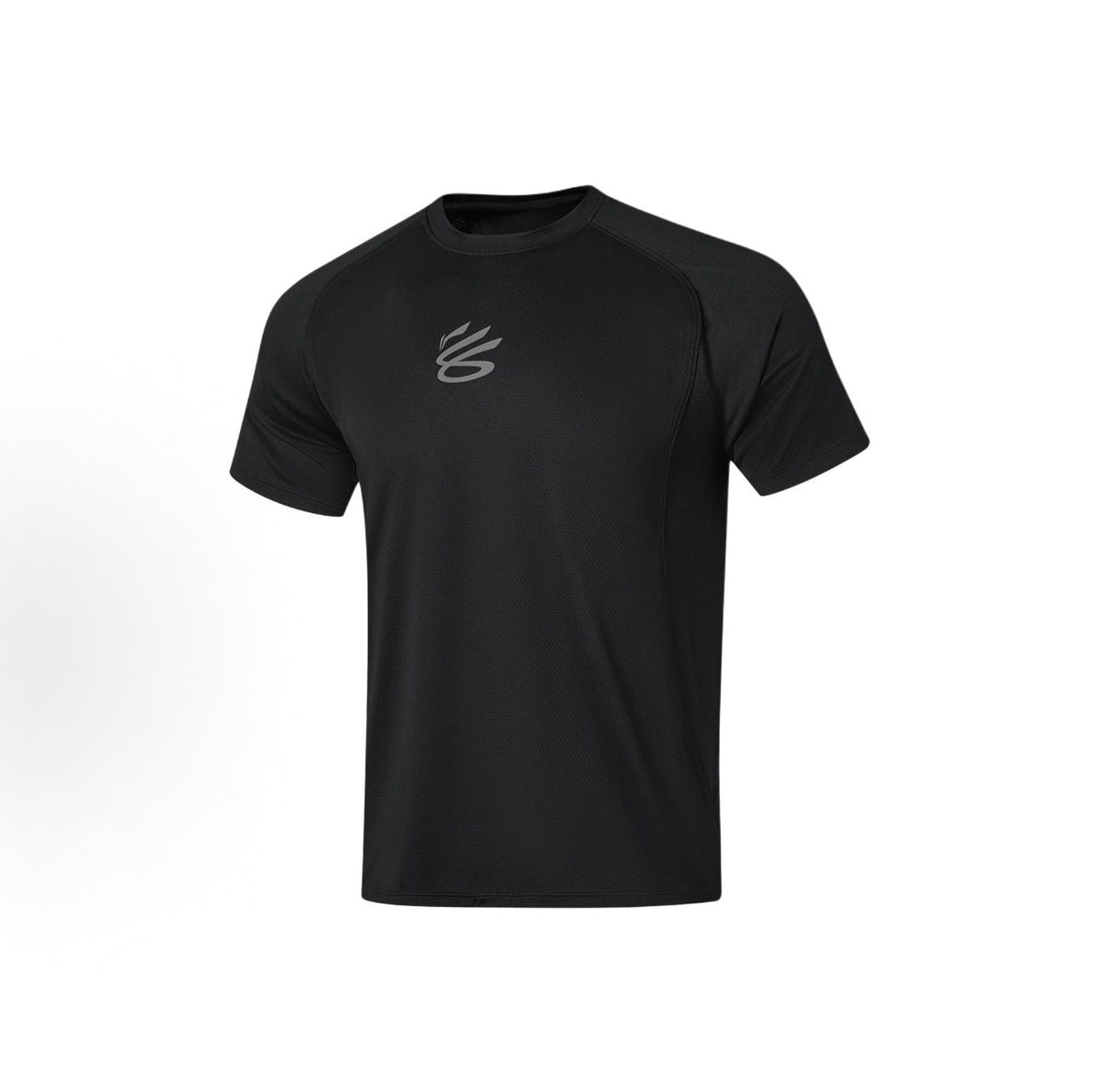 LI-NING Curry メッシュ半袖Tシャツ ブラック 正面