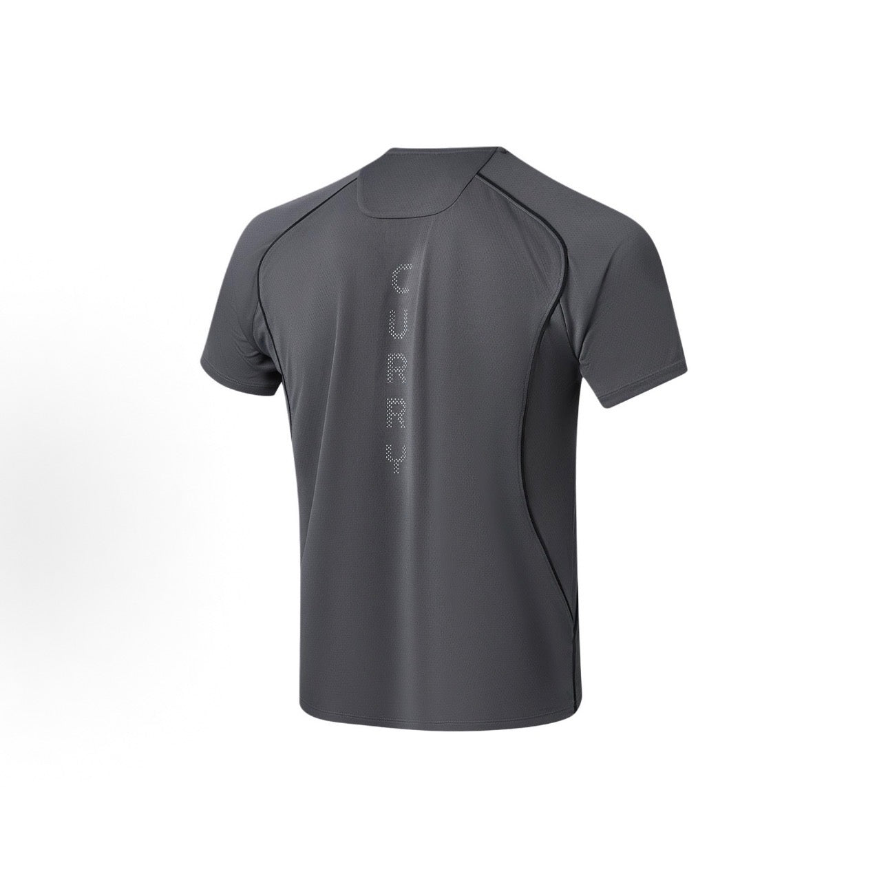 LI-NING Curry メッシュ半袖Tシャツ グレー　背面