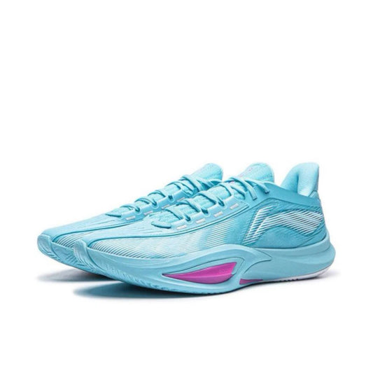 LI-NING Shining 3 V2 Blue アクアブルー 斜め前方