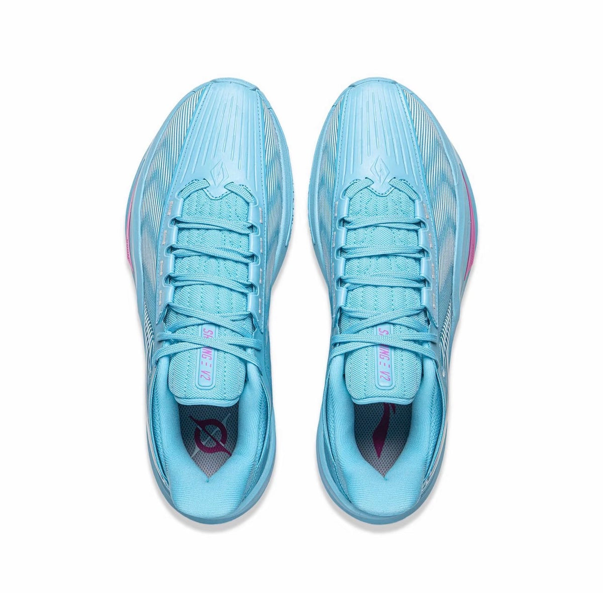 LI-NING Shining 3 V2 Blue 上から見たペア