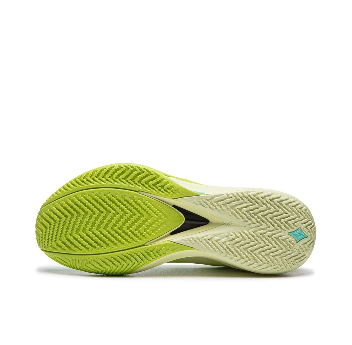 LI-NING Shining 3 V2 Green ヘリンボーン アウトソール