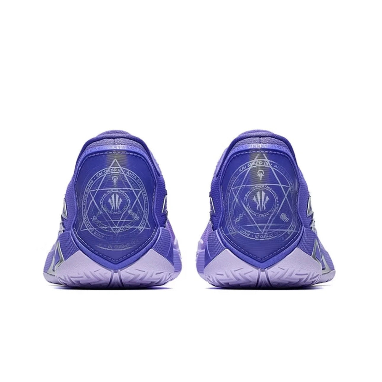 ANTA KAI Speed 3 Purple 背面ヒール グラフィック