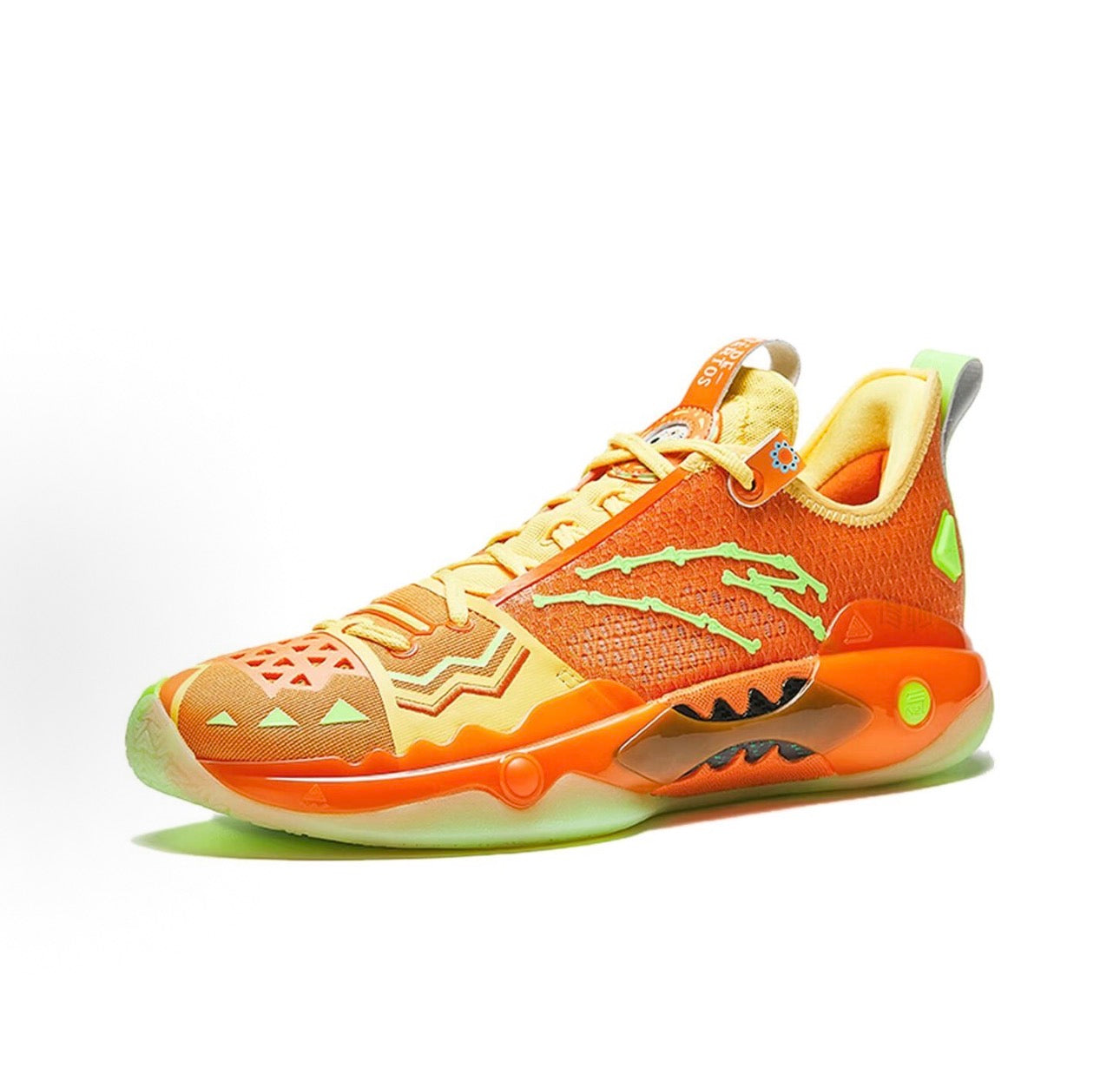 ANTA Shock Wave 5 Pro Day of the Dead オレンジ 斜め前方