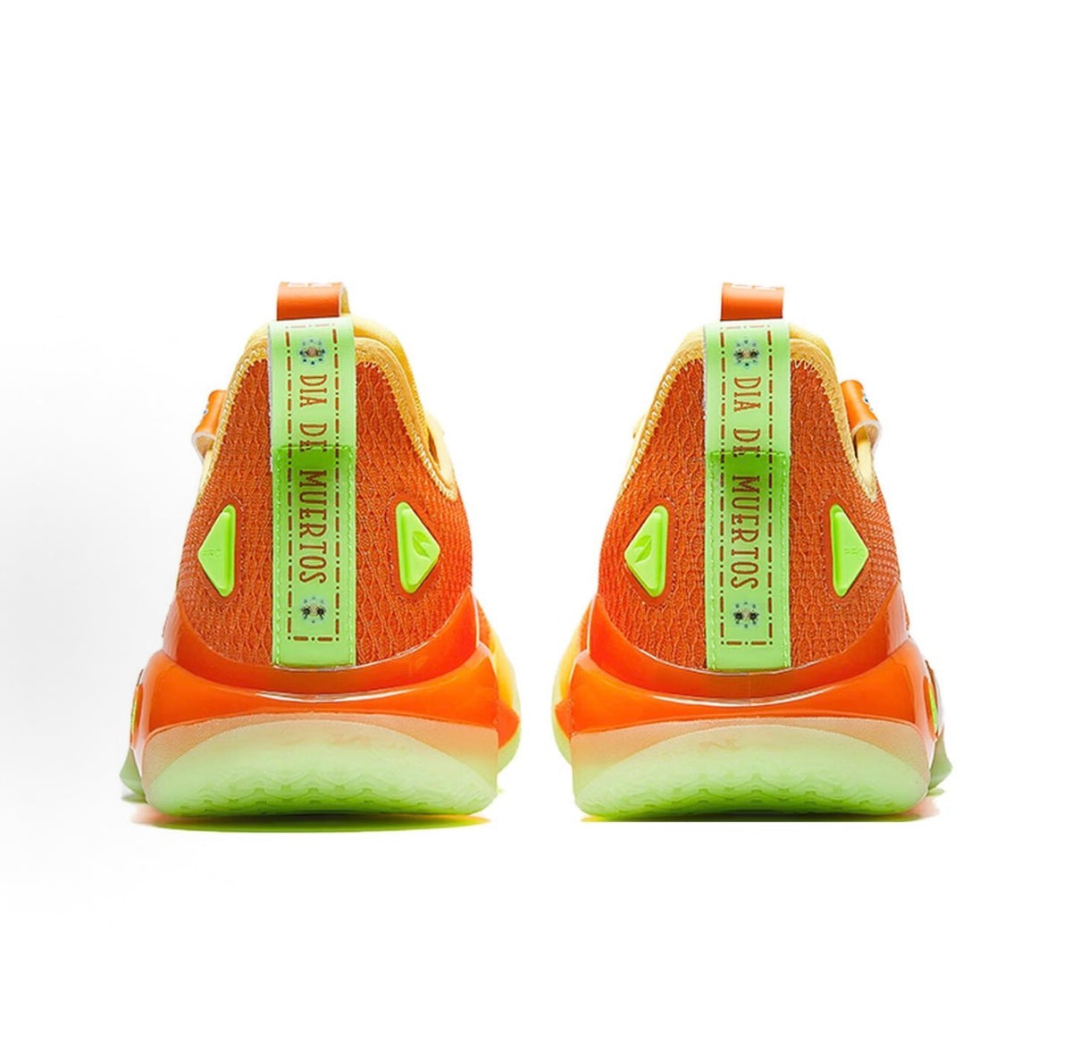 ANTA Shock Wave 5 Pro Day of the Dead 背面ヒール