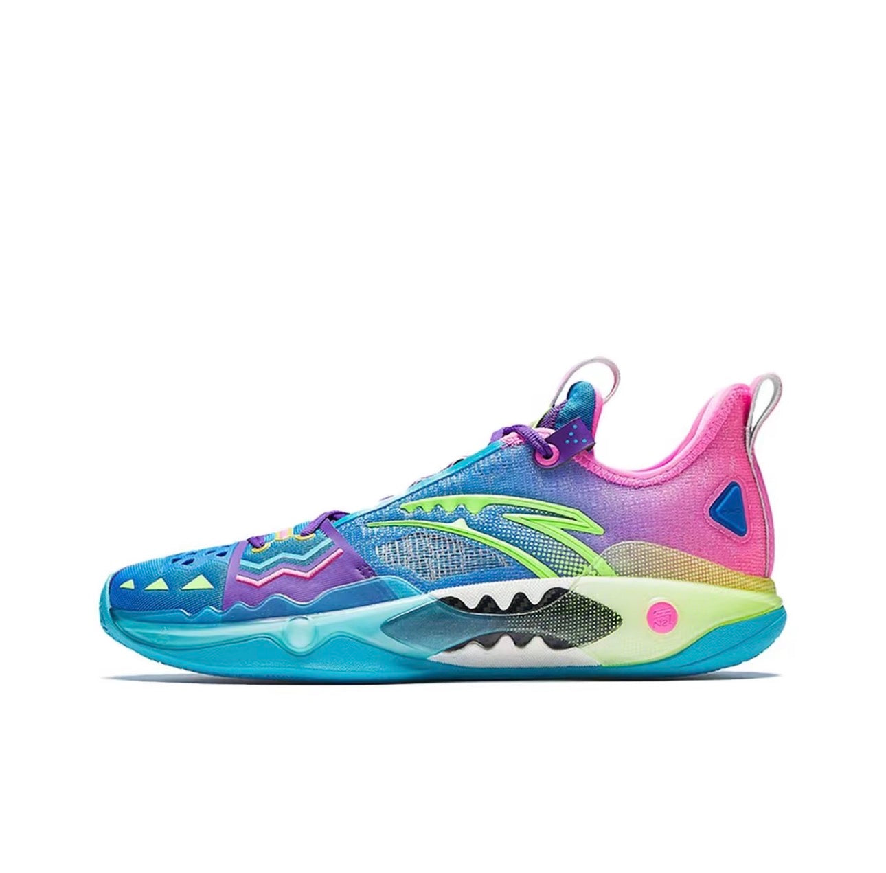 ANTA Shock Wave 5 Pro 50 Points ブルー パープル 側面