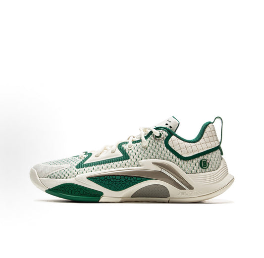 LI-NING BADFIVE Dominator 1 White/Green 白緑 側面