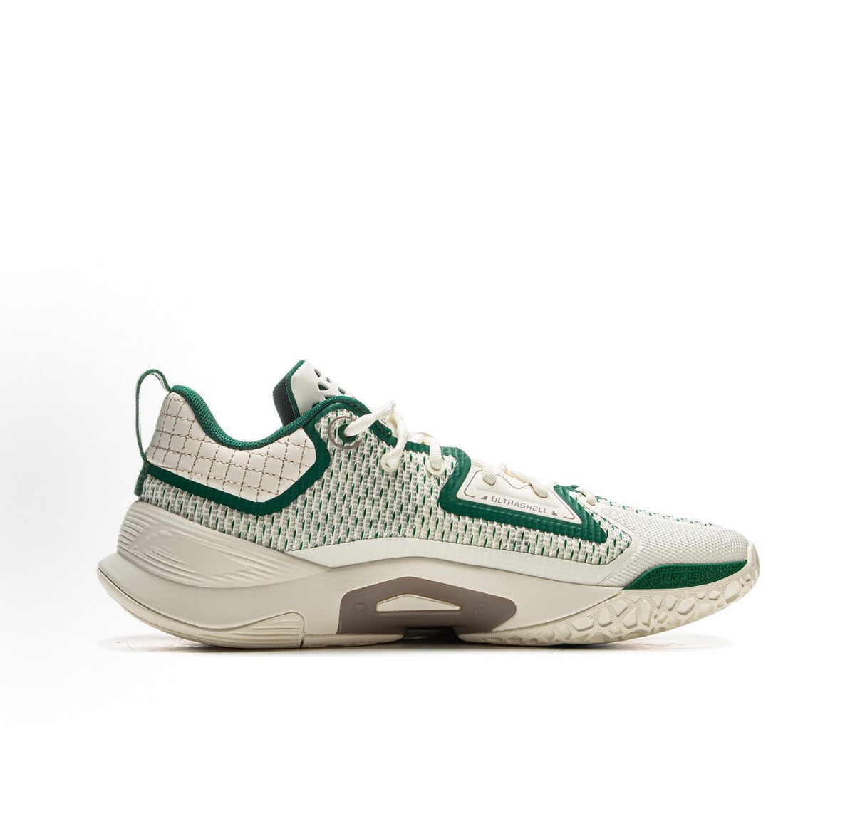 LI-NING BADFIVE Dominator 1 White/Green 白緑 内側側面