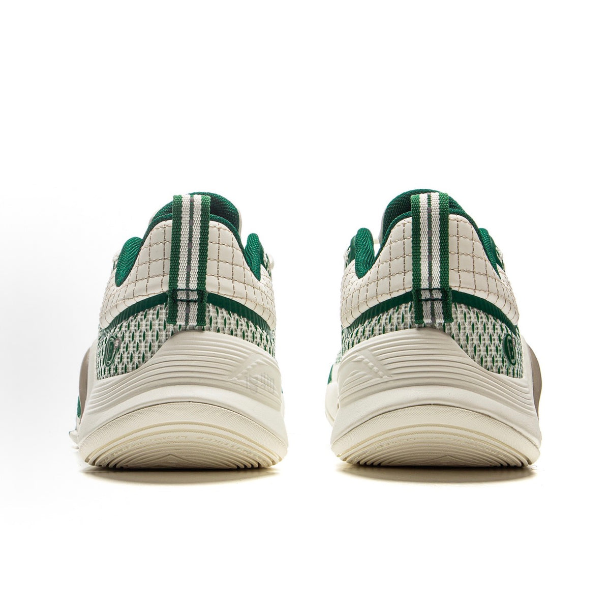 LI-NING BADFIVE Dominator 1 White/Green エレファント柄 背面ヒール