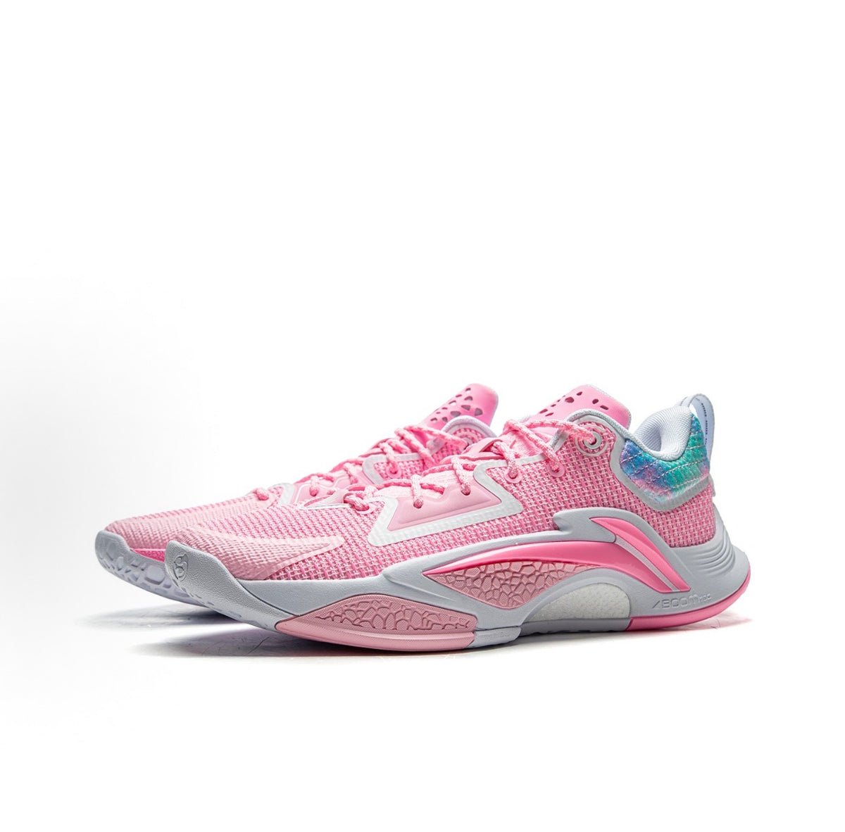 LI-NING BADFIVE Dominator 1 Pink ピンク 斜め前方