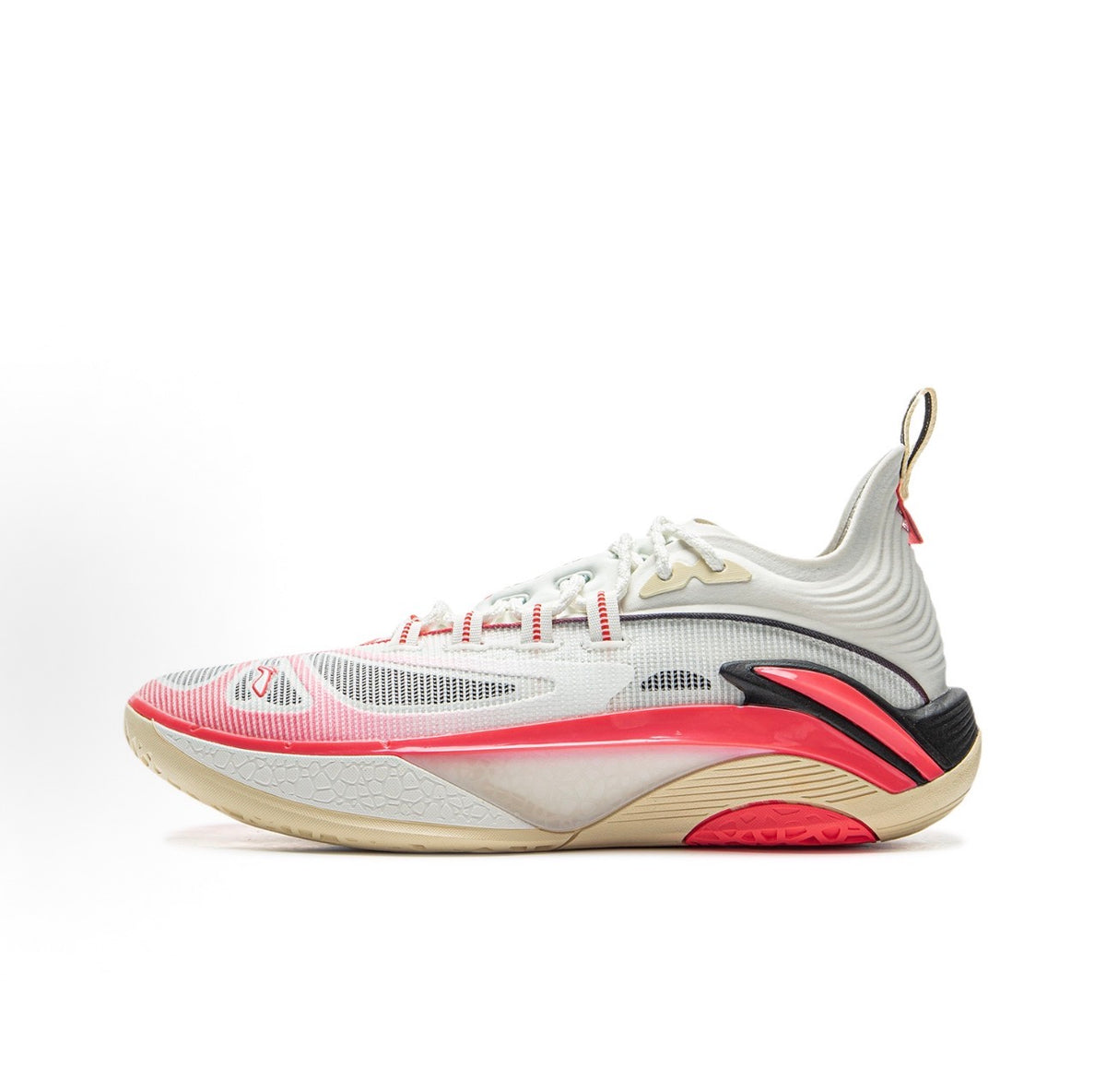 LI-NING BADFIVE Dominator 1 Super White/Pink 白 側面