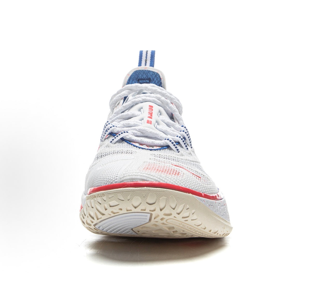 LI-NING BADFIVE Dominator 1 Super White/Blue/Red ブルー 正面