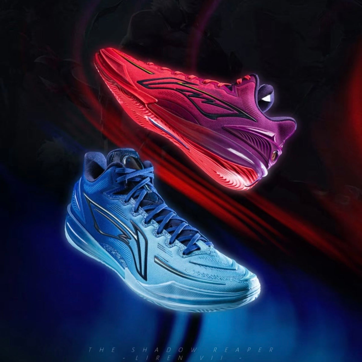 リーニン LI-NING 利刃7 Kayn Rhaast レッド ブルー イメージ