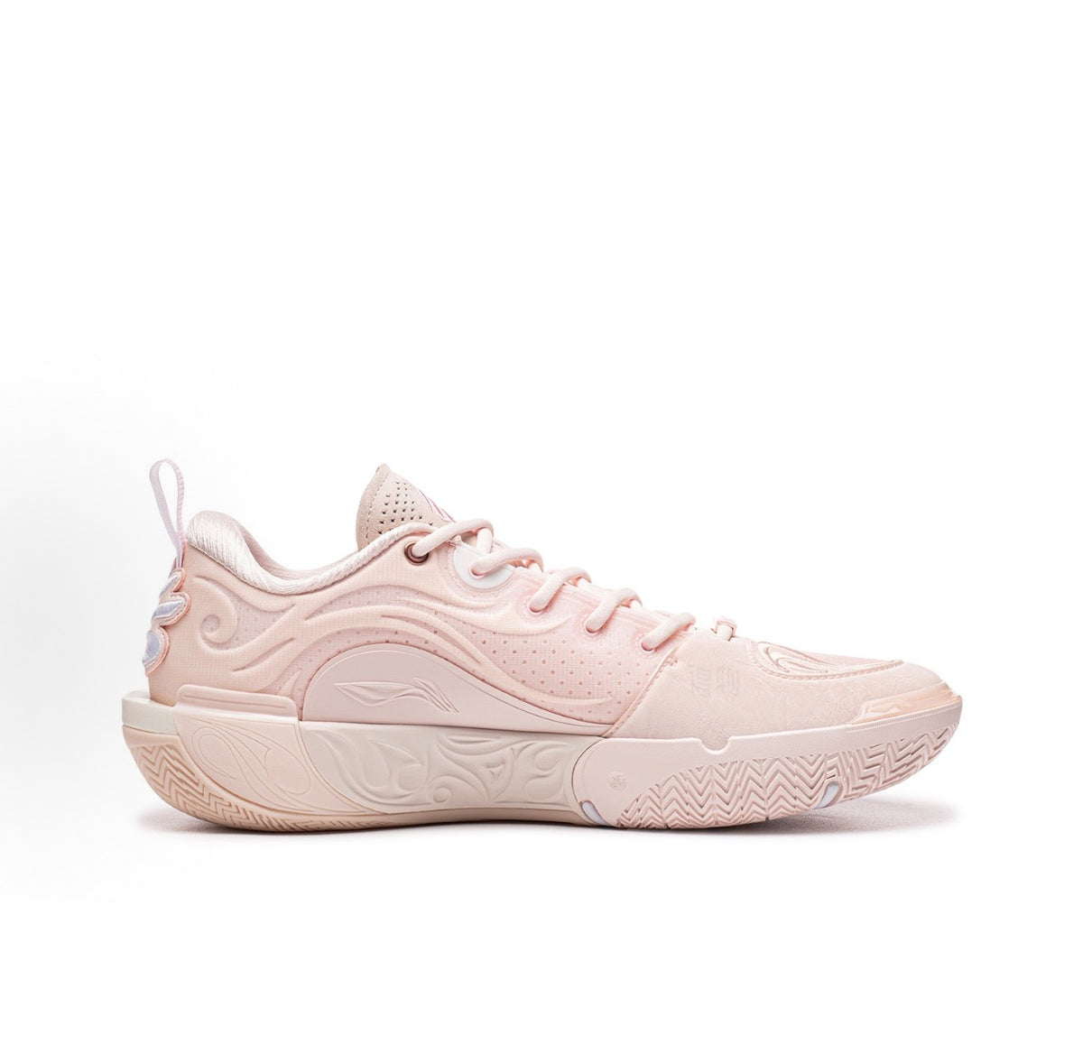 LI-NING Way of Wade 12 Blossom Curry PE ピンク 内側側面