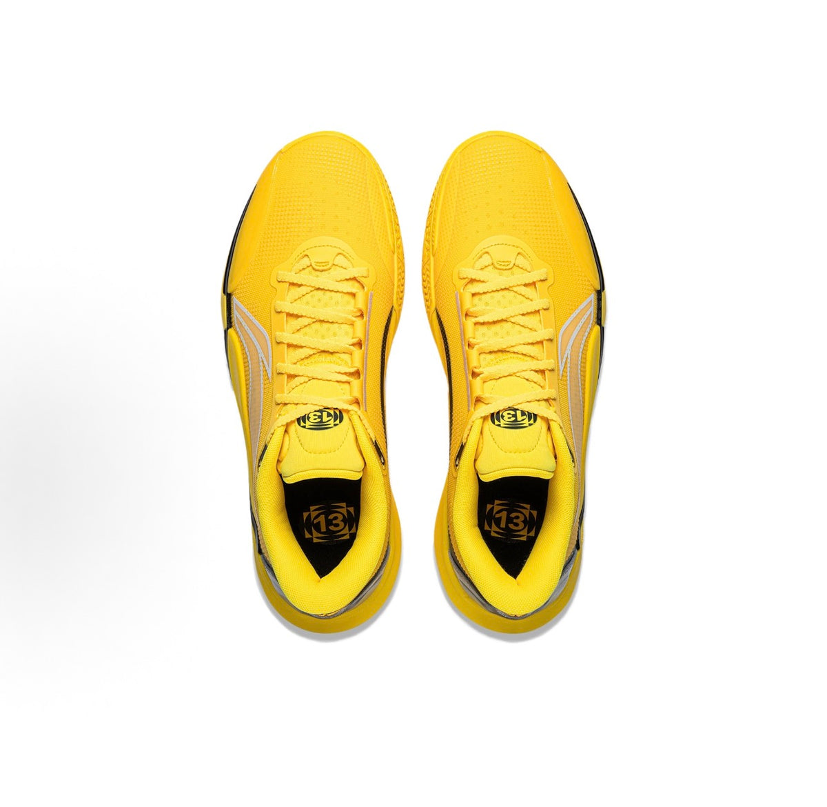 リーニン LI-NING SPEED 13 Yellow 上から見たペア