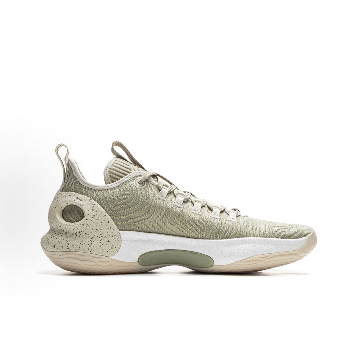 リーニン Yushuai Ultra Low Green Grey スペックル 内側側面