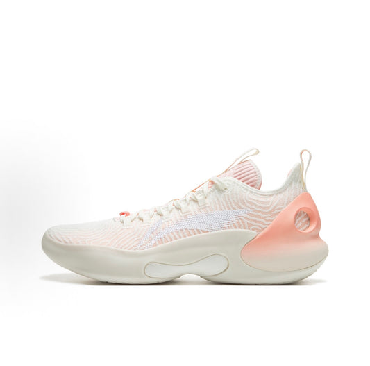 リーニン Yushuai Ultra Low Peach Pink オフホワイト 側面
