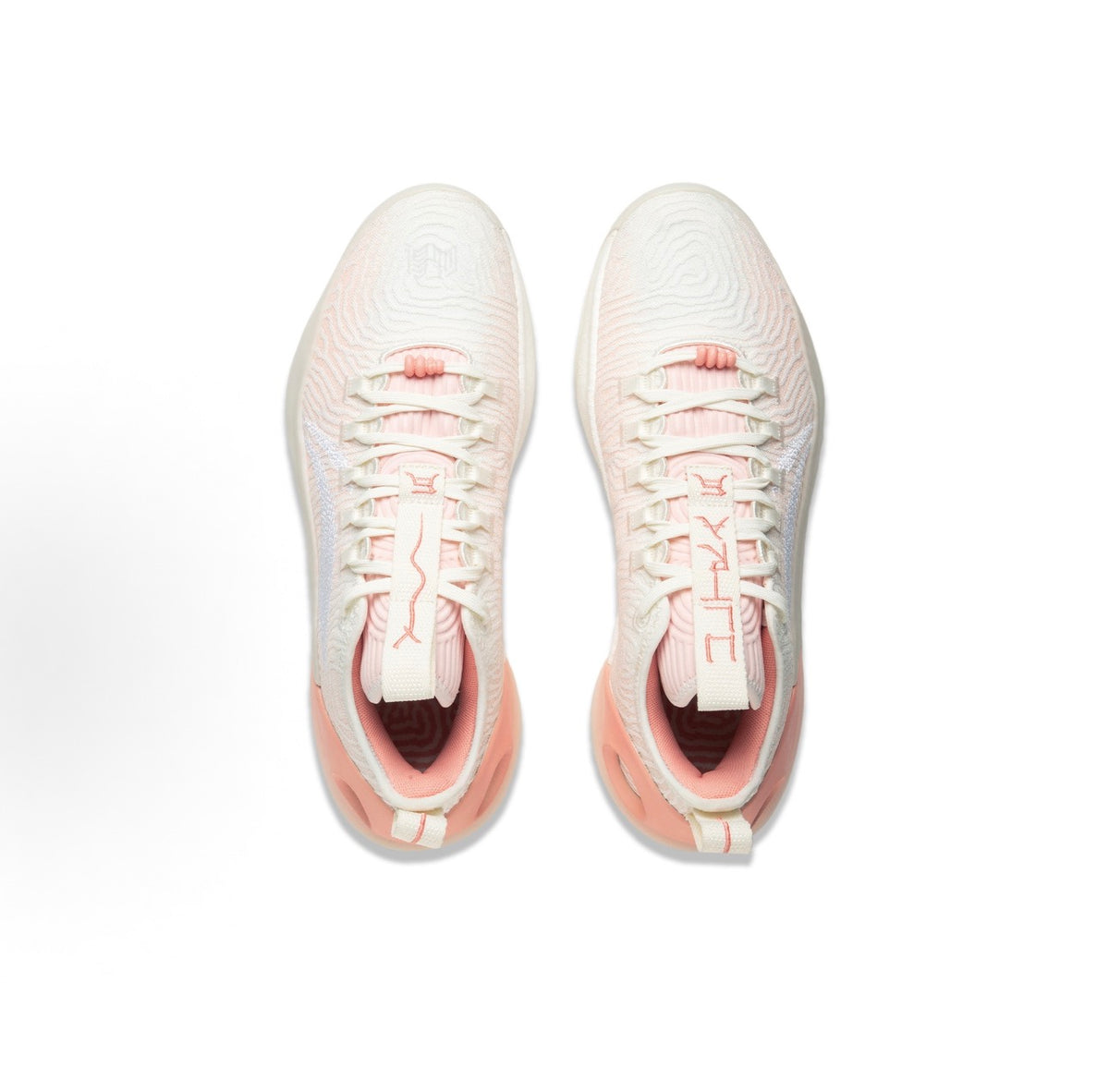 リーニン Yushuai Ultra Low Peach Pink 上から見たペア