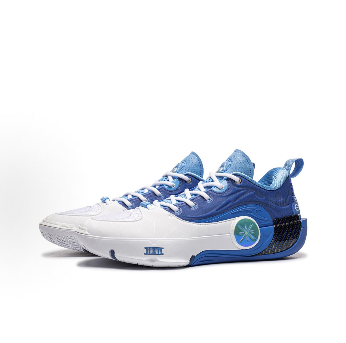 リーニン Way of Wade 12 Azure Blue 2.0 ブルー ホワイト 斜め前方