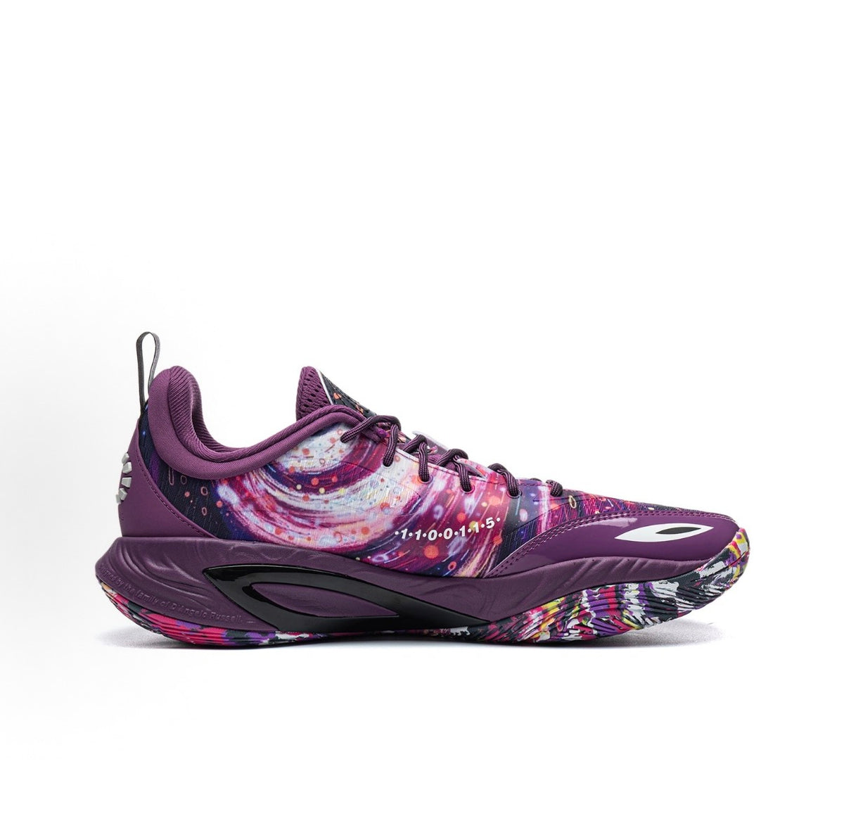 Li-Ning DLo 2 スペースカモ パープル 内側側面