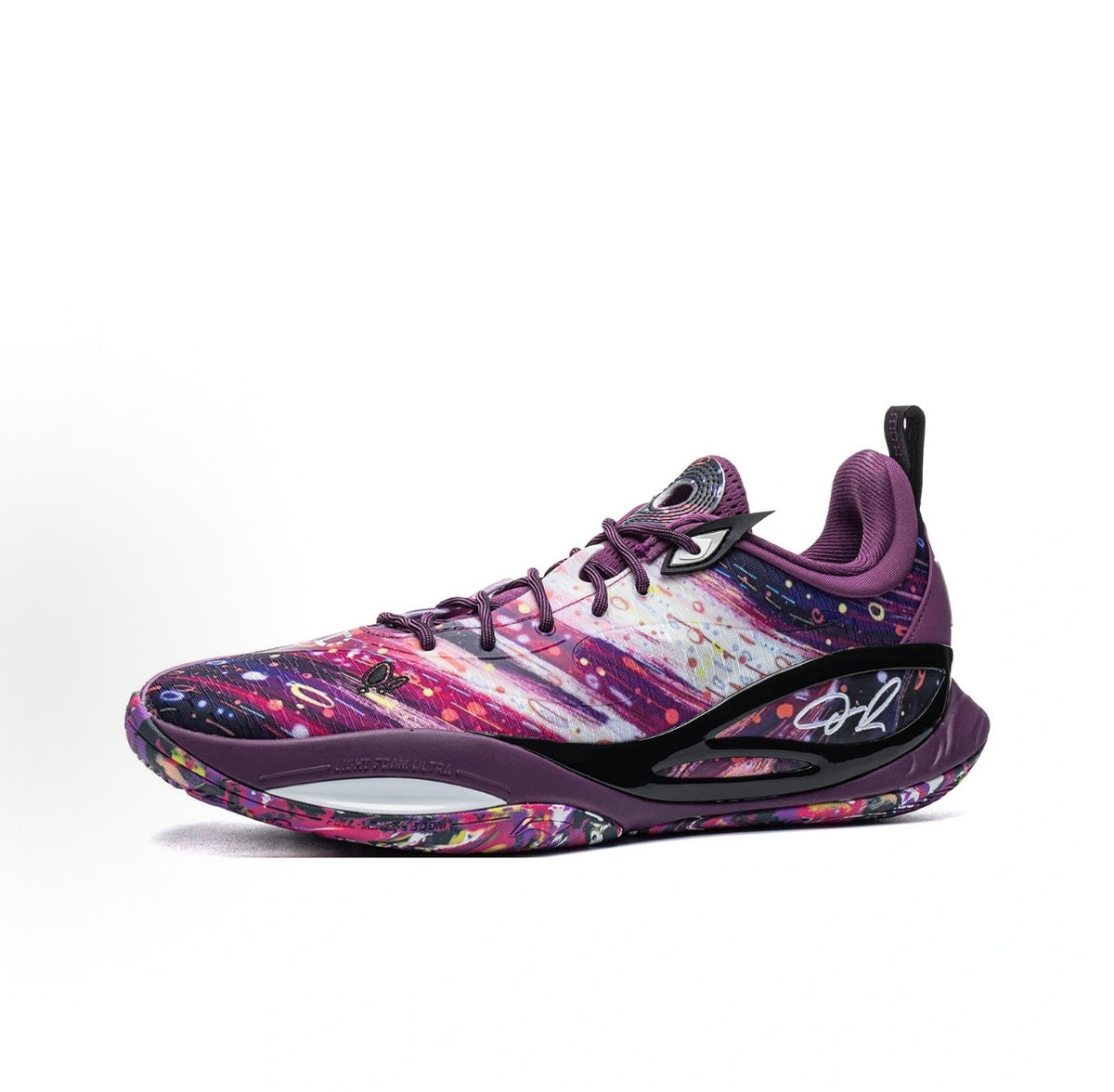 Li-Ning DLo 2 スペースカモ パープル 斜め前方