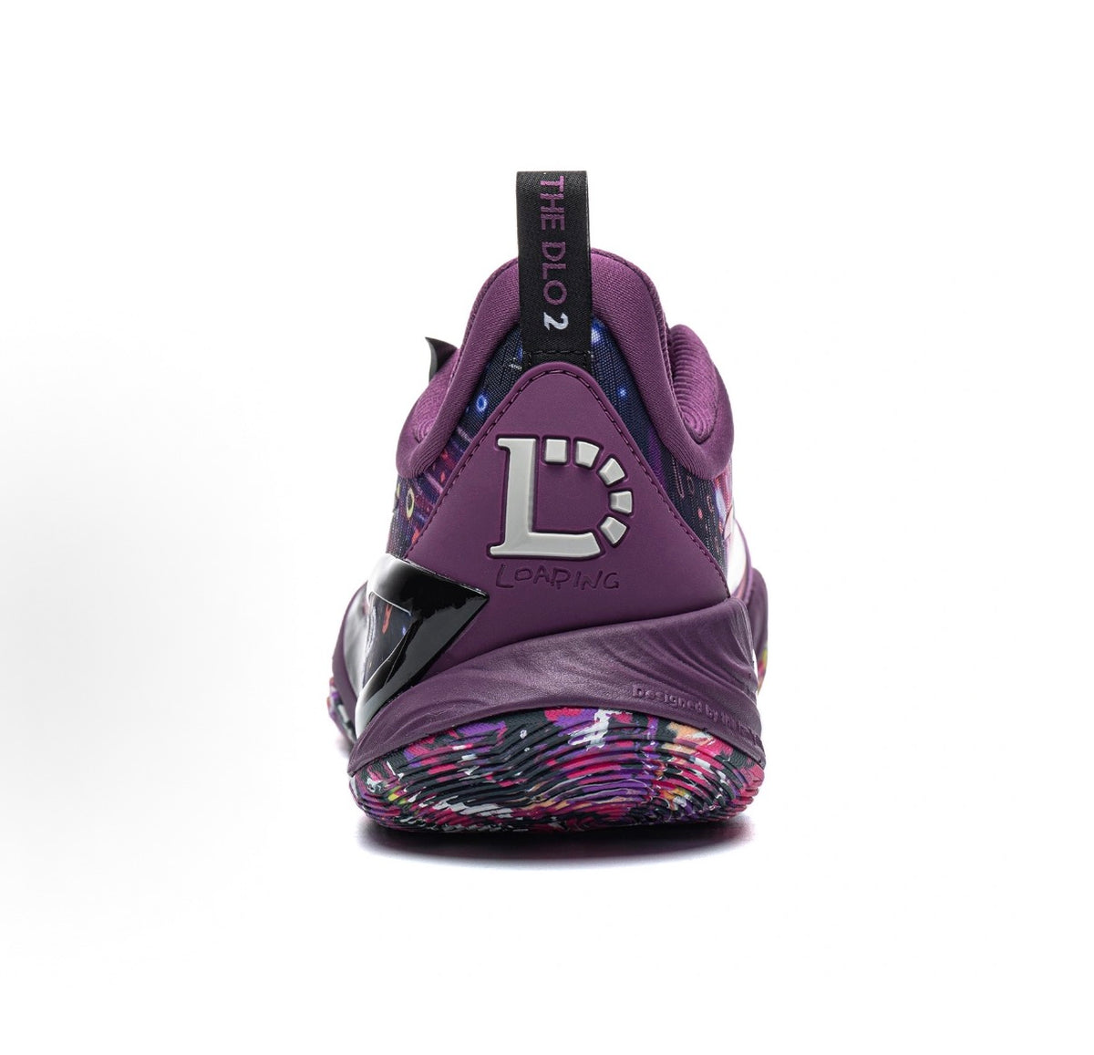 Li-Ning DLo 2 スペースカモ パープル 背面ヒール