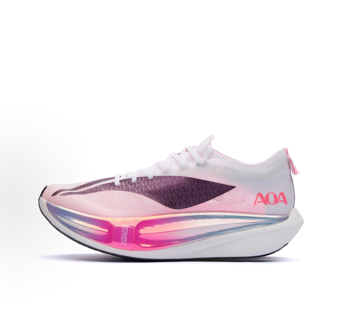 Li-Ning Feidian 7 ELITE AOA ホワイト ピンク 側面