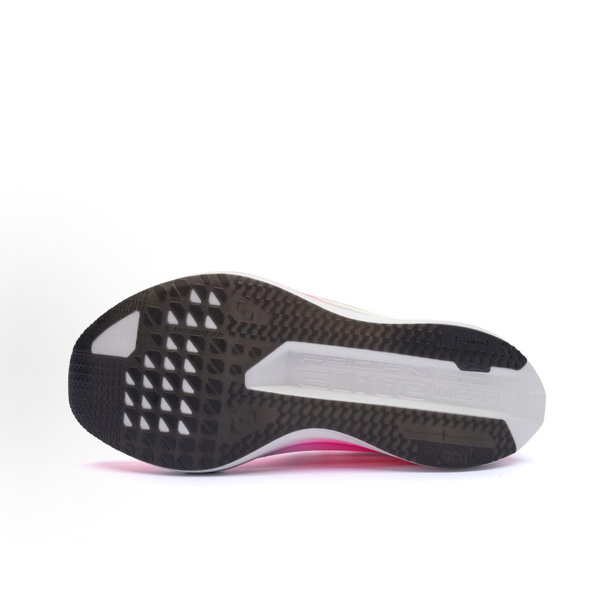 Li-Ning Feidian 7 ELITE AOA ホワイト ピンク アウトソール