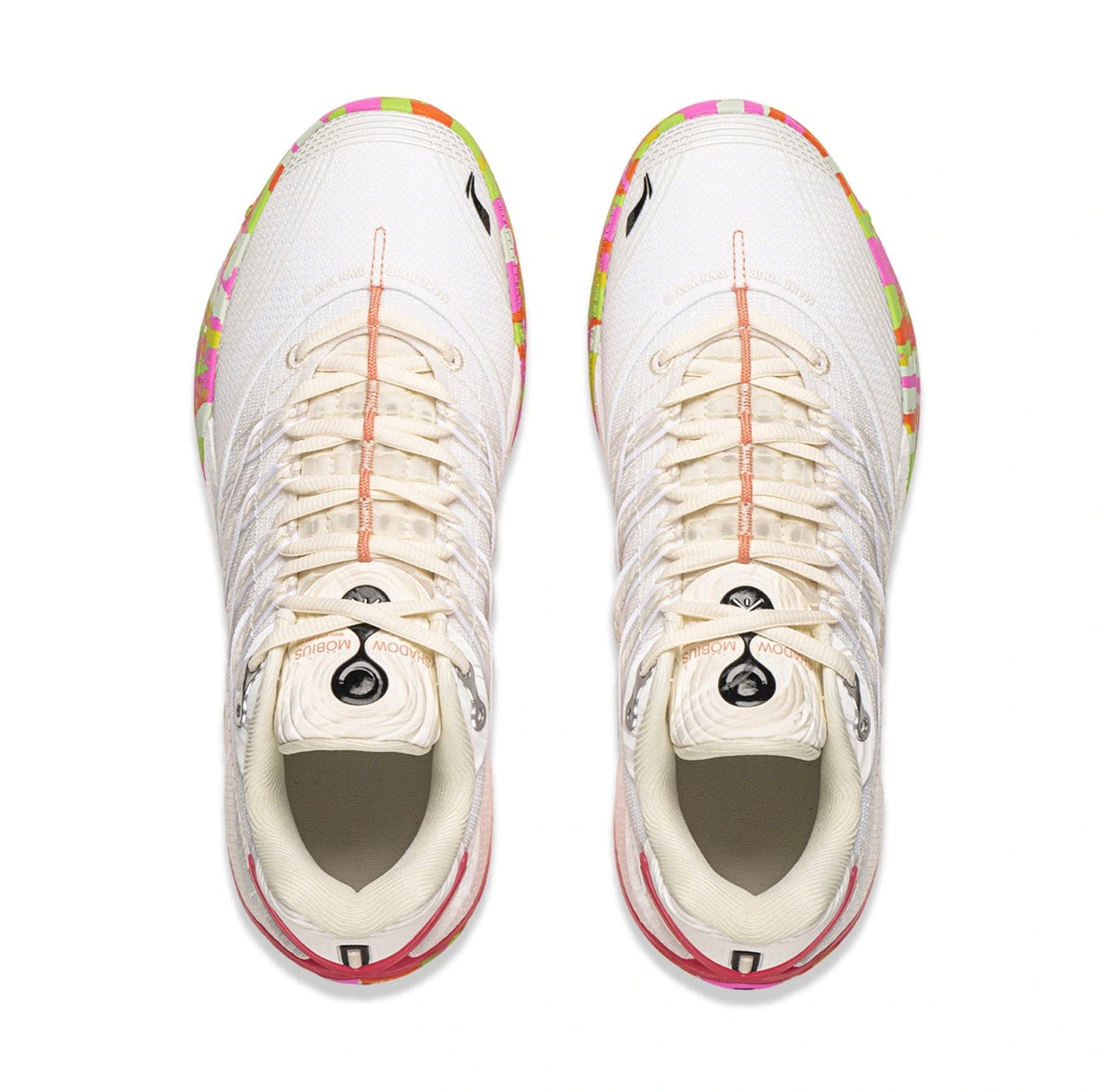 Li-Ning Wade Shadow 8 スタンダードホワイト ホワイト 上面ペア