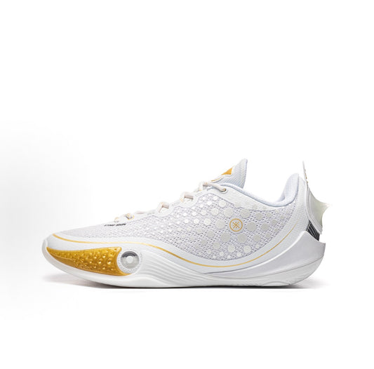 LI-NING Wade 808 6 Ultra「Gilded」ホワイト×ゴールド 外側側面