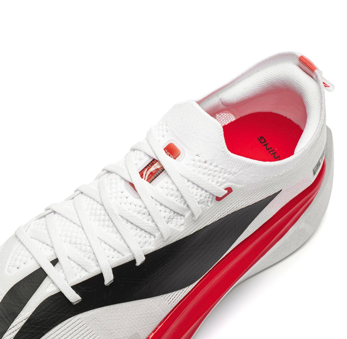 Li-Ning Feidian 7 ELITE White Red ホワイト アッパー ディテール