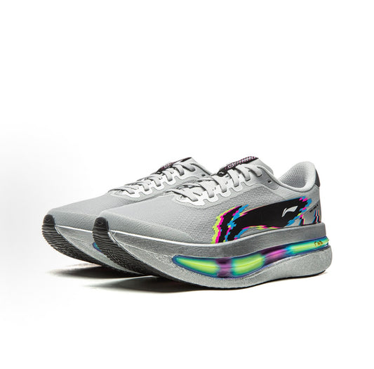 Li-Ning Red Hare 9 Ultra Gray/Multicolor グレー 斜め前方ペア