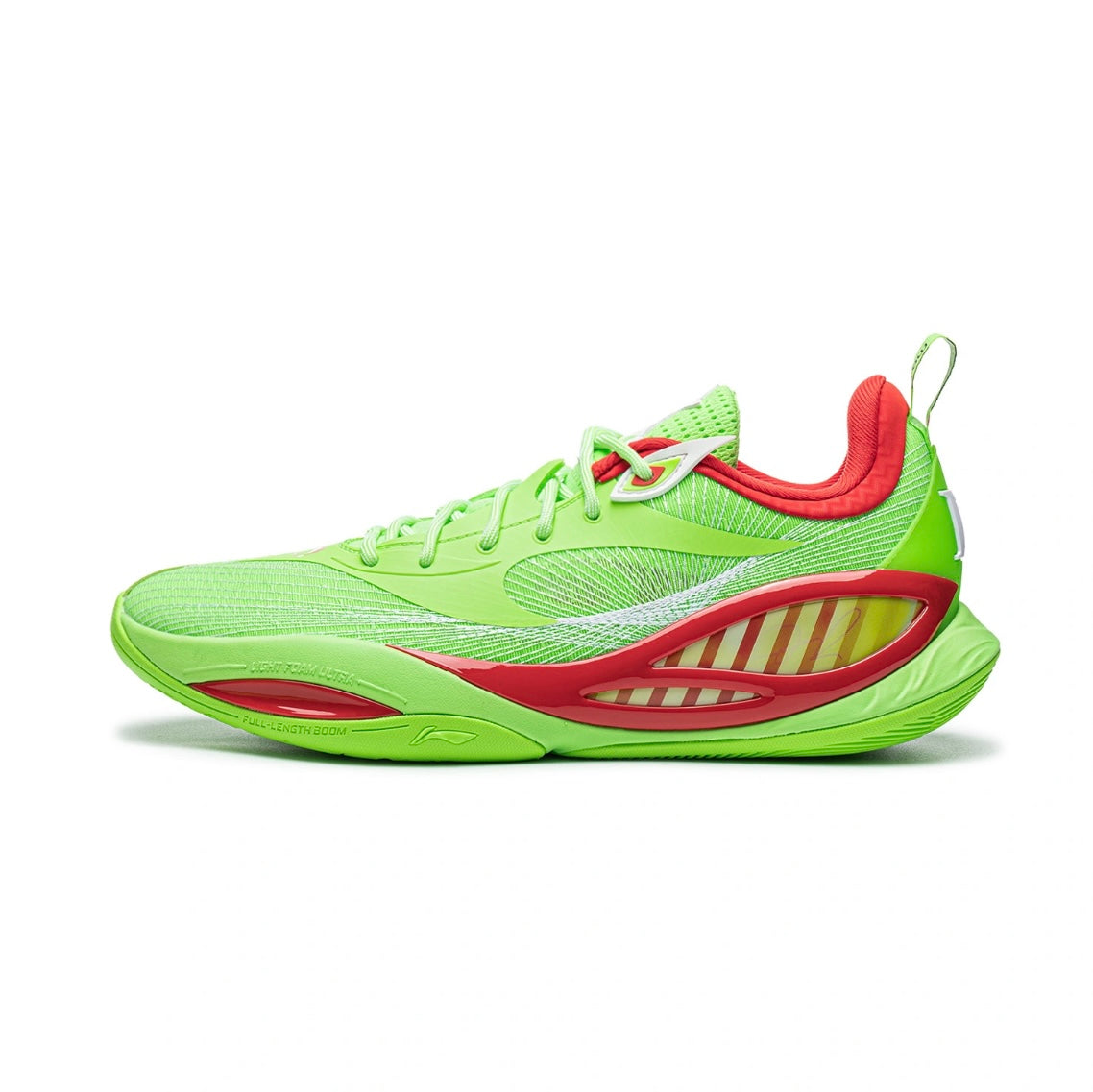 Li-Ning DLo 2 Christmas ライムグリーン レッド 側面