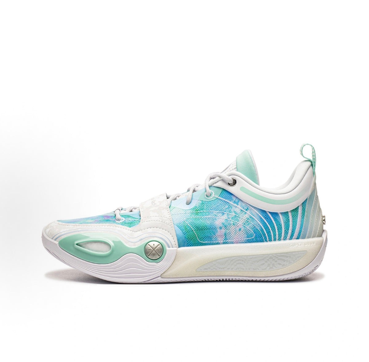 リーニン Wade All City 14 ENCORE「ホワイト/アイスシアン」側面