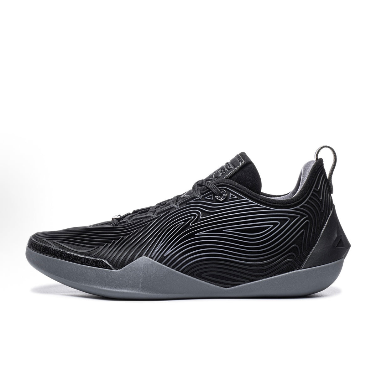 Li-Ning JB5 Dark Knight ブラック グレー 側面