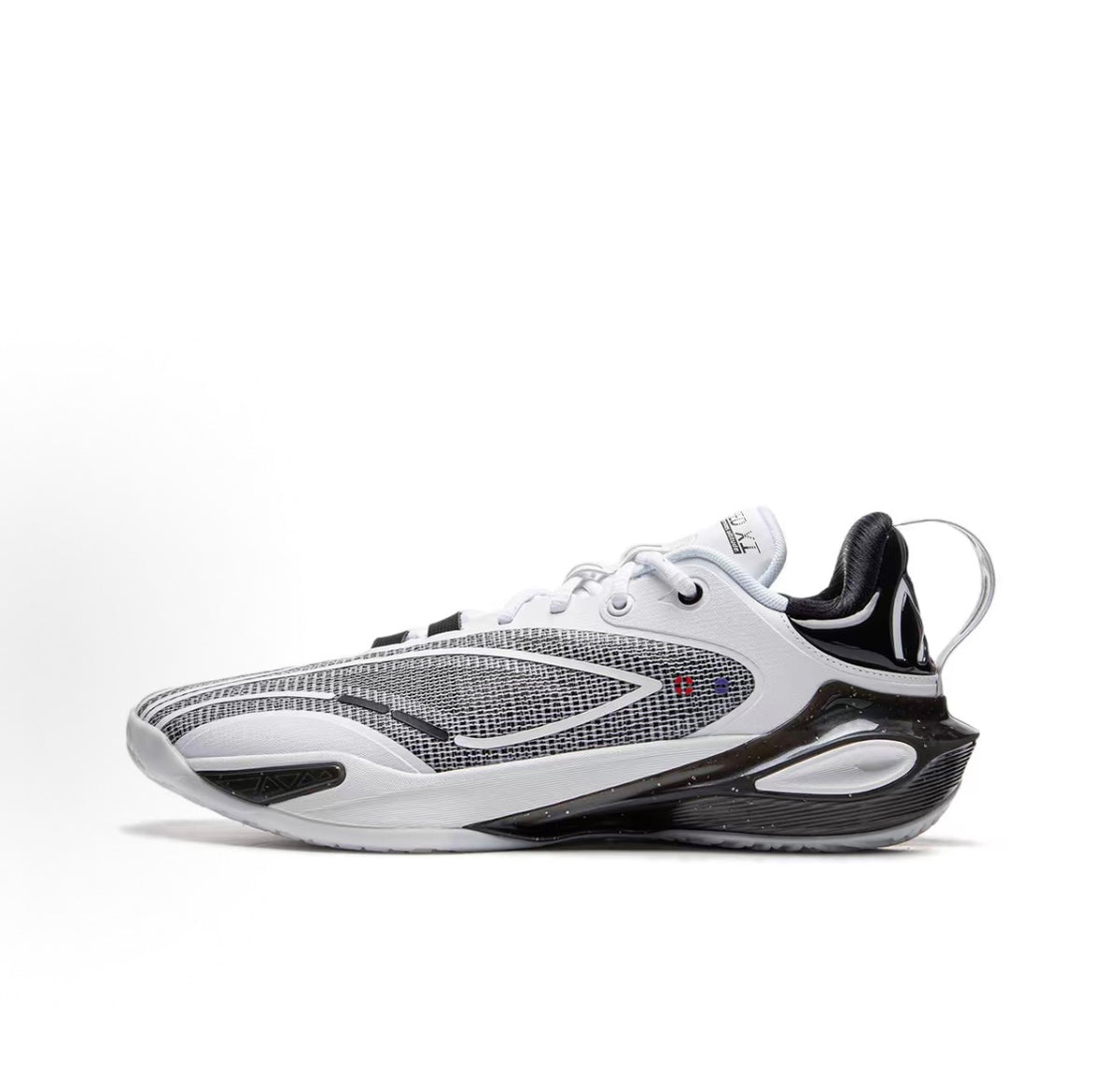 リーニン LI-NING SPEED 11「ホワイト/ブラック」スピード11 バッシュ 内側