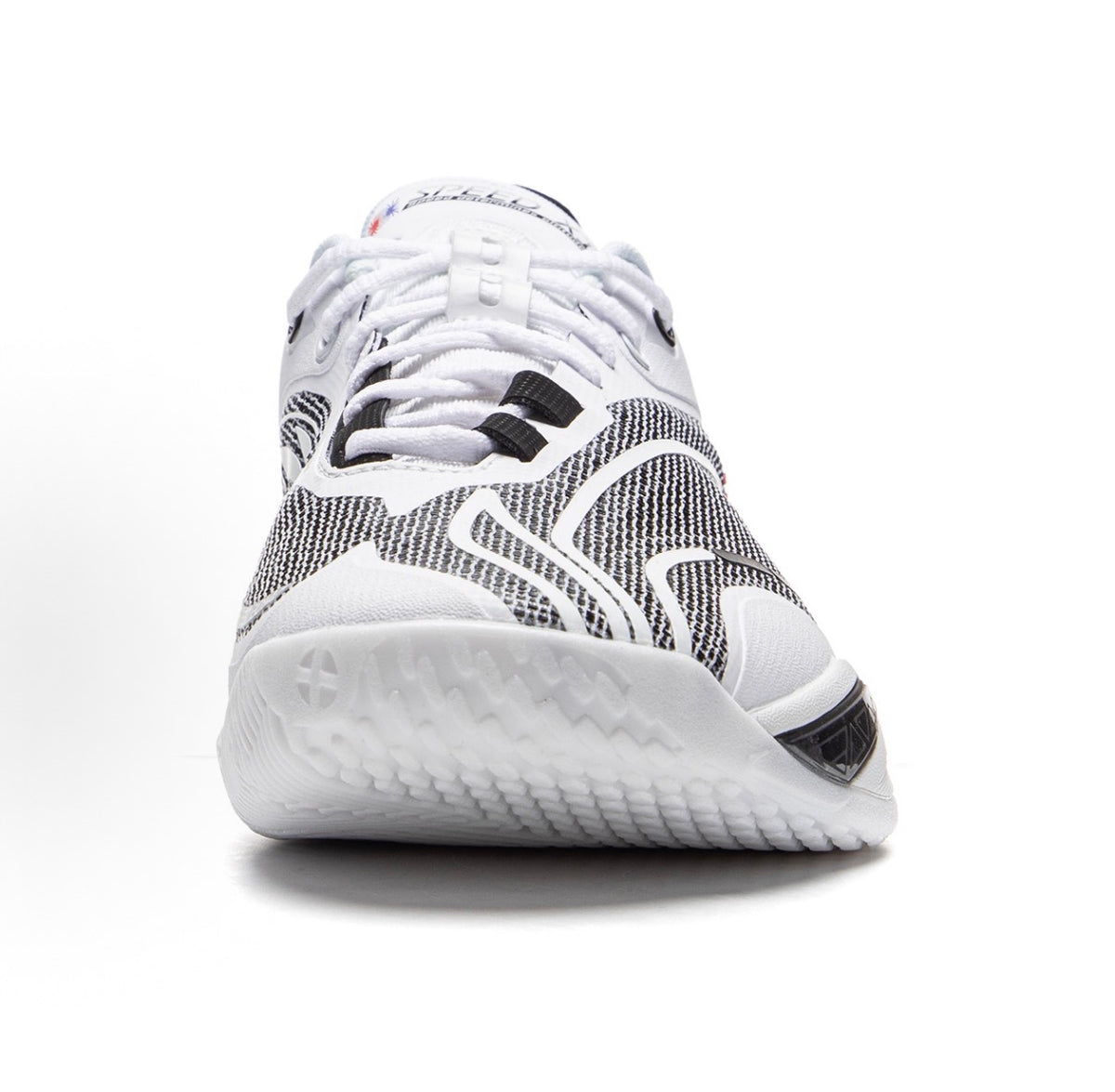 リーニン LI-NING SPEED 11「ホワイト/ブラック」スピード11 バッシュ 正面