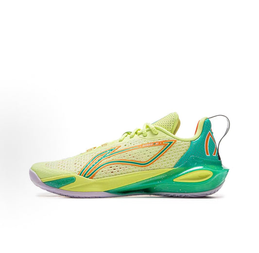 リーニン LI-NING SPEED 11「ライムイエロー/グリーン」スピード11 バッシュ 側面